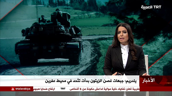 Przekaz kanału TRT Al Arabia HD