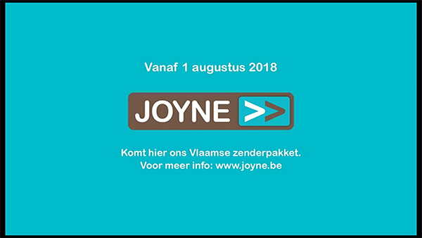 Plansza informacyjna Joyne zapowiadająca start usługi w sierpniu