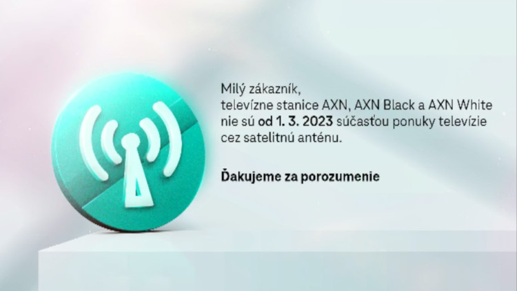 AXN infocard (Slovak Telekom)